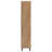Stagg Natural Oak 4-Door Tall Shoe Storage Cabinet