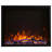 43.25'' W Black Electric Fireplace