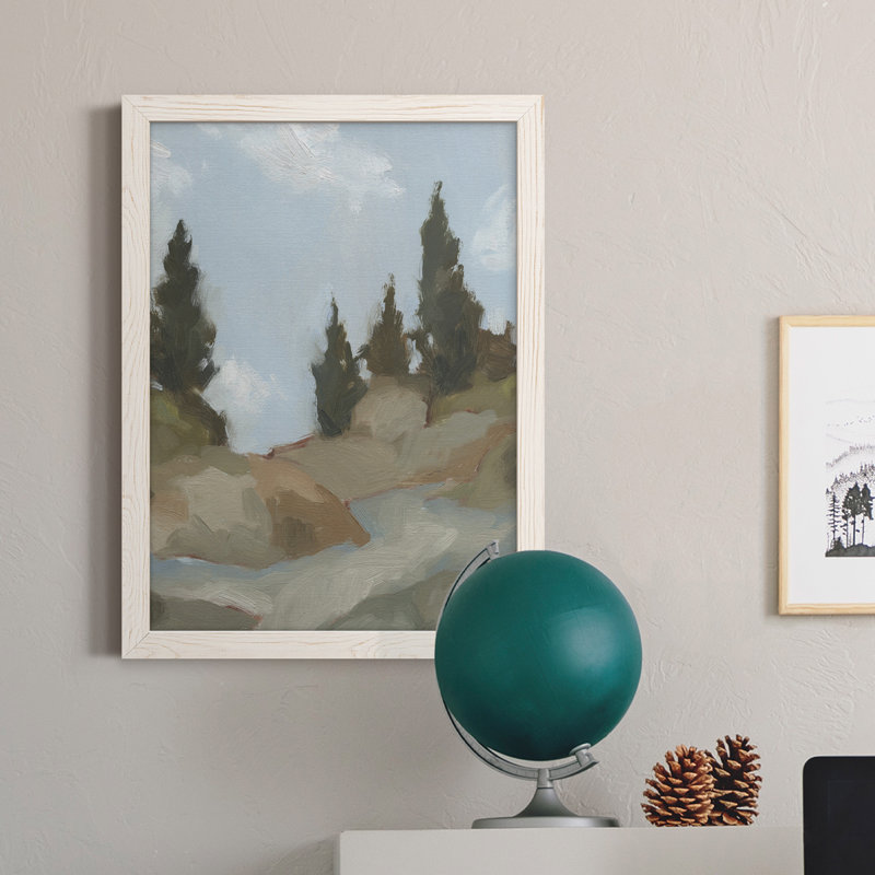 Toile de qualité supérieure West Trail, Cadre blanc, H 31 po x l 44 po x P 1 po