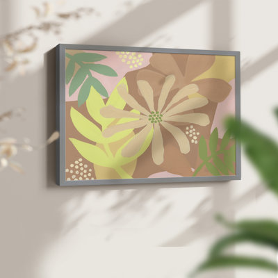 Fleurs neutres II - reproduction encadrée - réaménageable