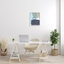 Moderne, contemporain, élégant, bleu, formes géométriques grises-70678790-70678800