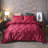 Pleat Pintuck Bedding Set Polyester Duvet Cover-1823983682-1823983681