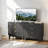 Candelario Black 3 Drawer Dresser, 31.5" Wide Chest of Drawers