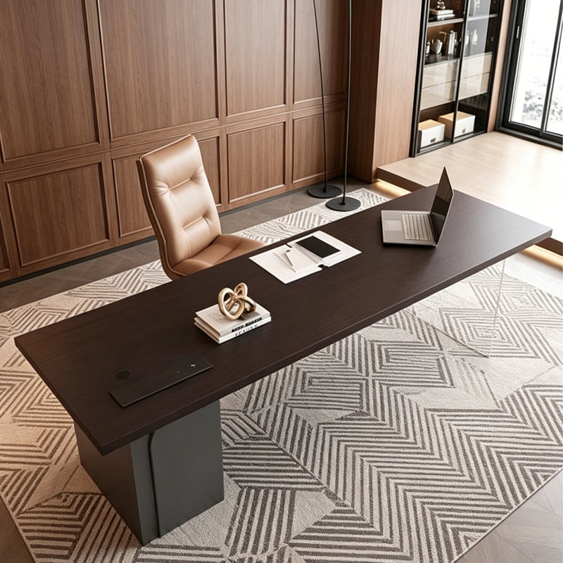 Bureau moderne, minimaliste et élégant, 29.92" H x 78.74" W x 23.62" D