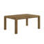 Table de salle à manger brun / beige Cockrell avec rallonge de 18 po