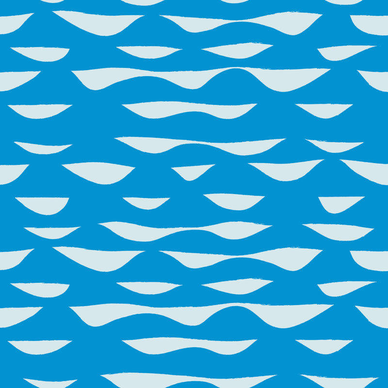 «Dinosaurs water 2», estampe numérique sur toile tendue par Roochita Chachra, H 15 po x l 15 po