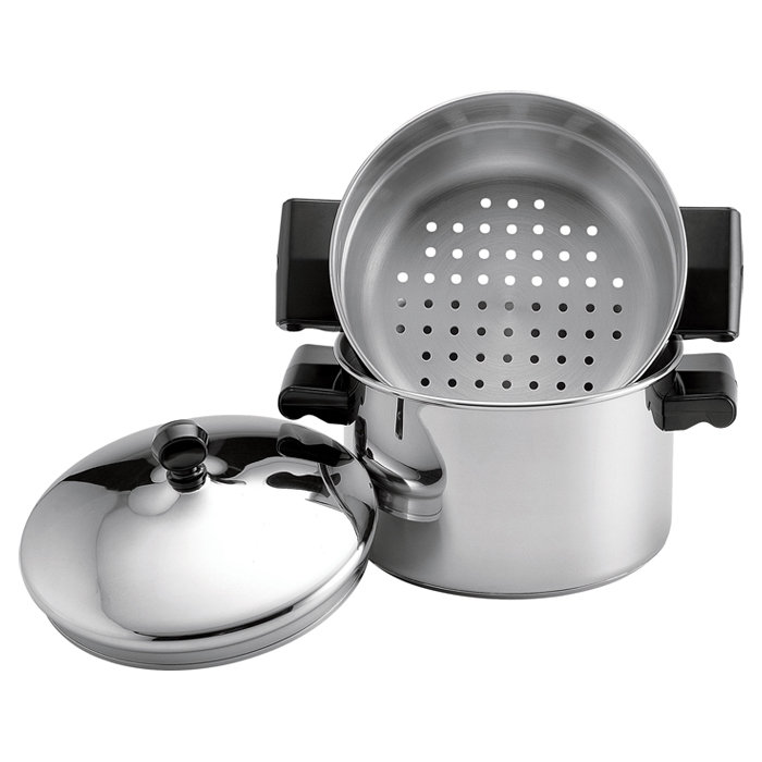 Classic 3 Piece Stainless Steel Steamer Set