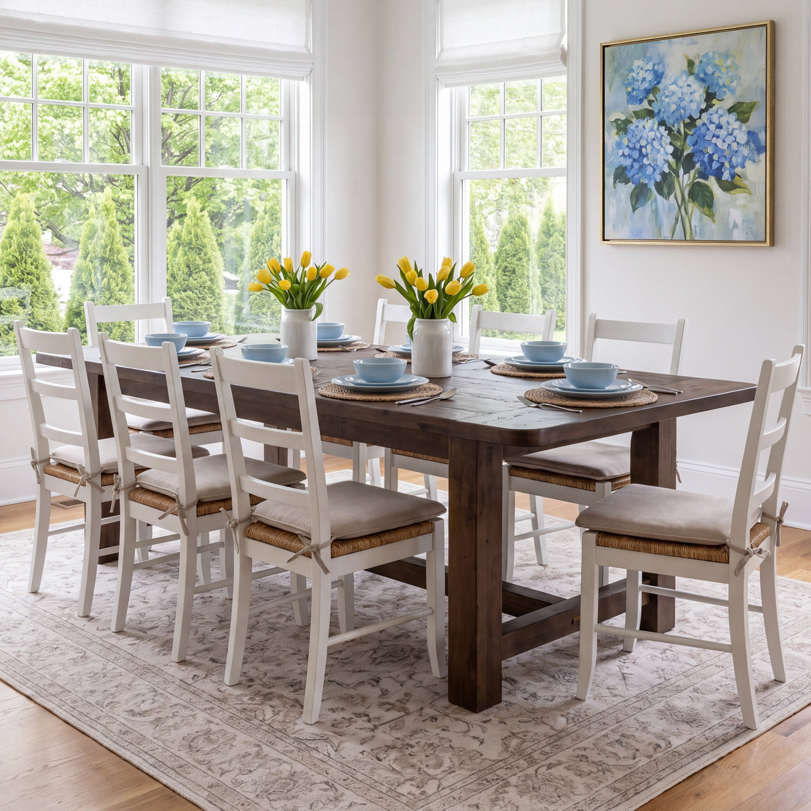 Armadi Dining Table, 30”H x 98”L x 40”W