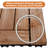 12" x 12" Fir Wood Interlocking Floor Tiles Pack of 27-86591991