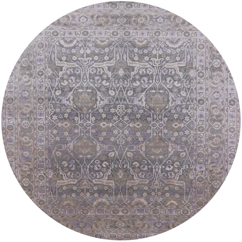 Oriental Indoor Rug, Round 7'