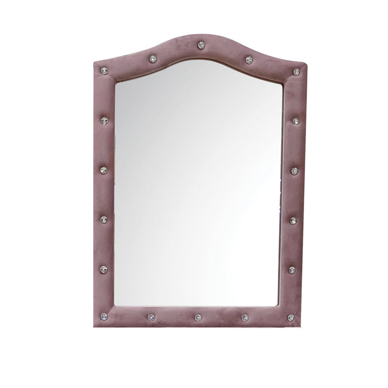 Reggie Pink Fabric Mirror