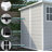 Waterproof 6x6 FT Outdoor Storage Shed - Light Grey, with Window, Lockable Doors, Ideal for Backyard Tool Storage