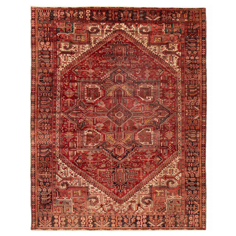 Tapis rouge unique 9 pi 10 po x 12 pi 6 po Sarabi