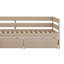 Lit plateforme en L avec tiroirs de rangement-430587026