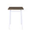 Table de bar contemporaine carrée en chêne, idéale pour les occasions sociales