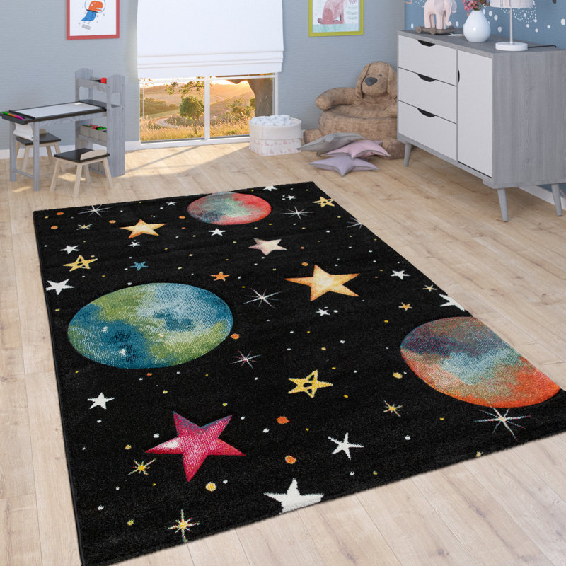 Tapis Space Kids, Rectangle 4 pi 7 po x 6 pi 7 po