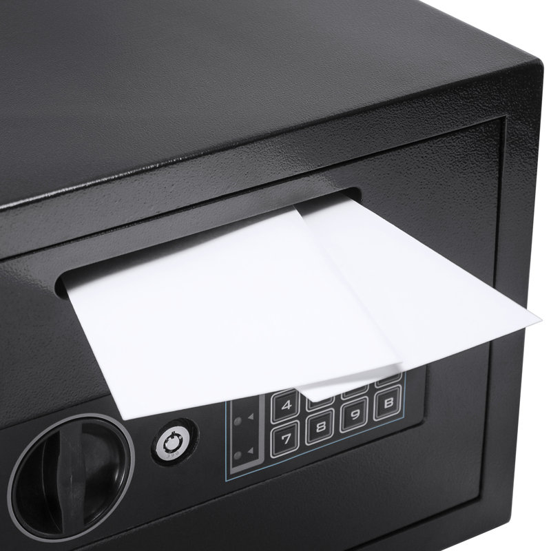 Coffre-fort numérique à clavier pour objets de valeur - Construction en acier - Protection compacte des biens
