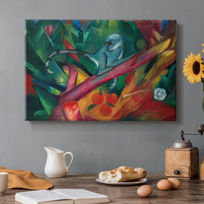 Le singe (Das Äffchen) -Franz Marc-Gallery, toile tendue-1912