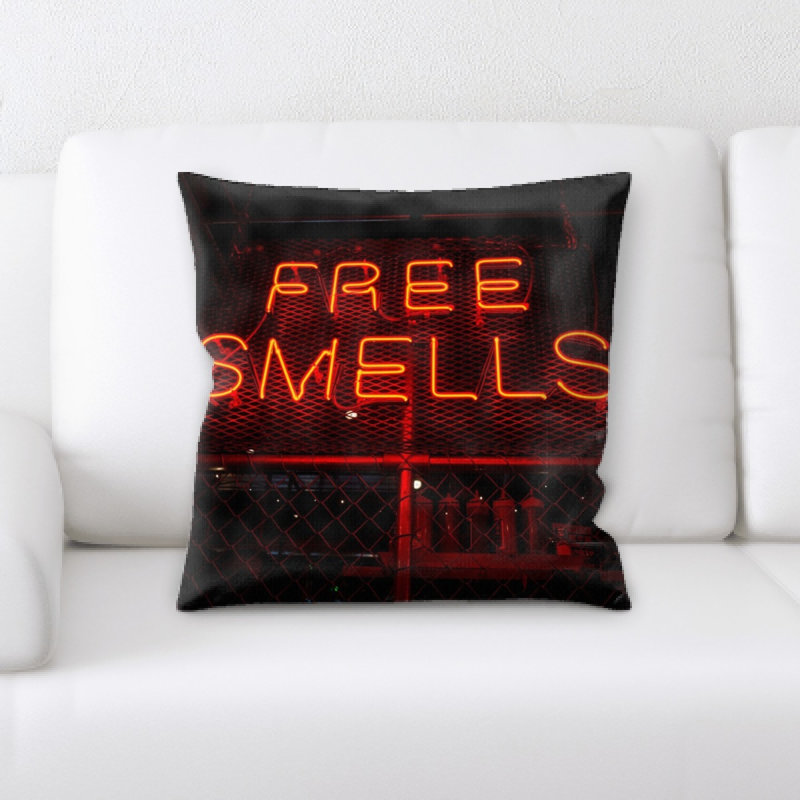 Waithman Neon Throw Pillow