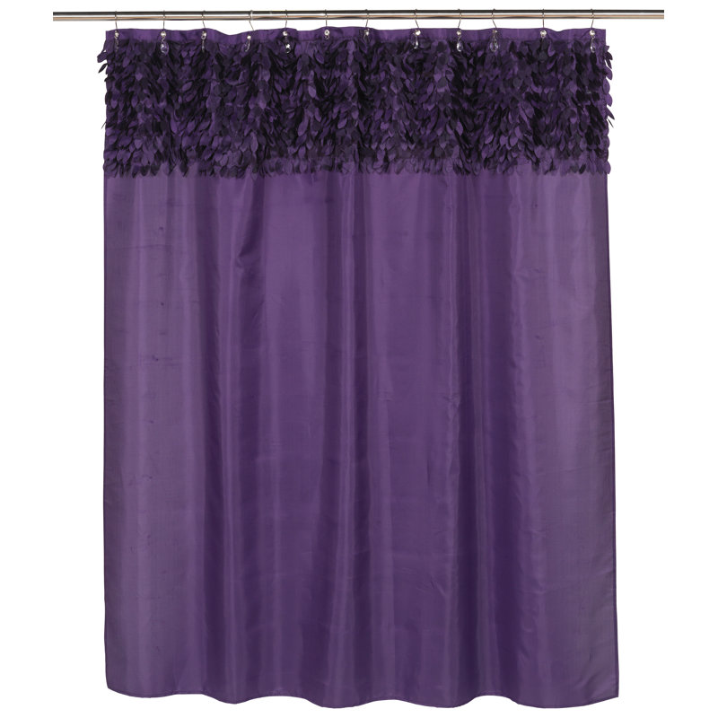 Rideau de douche simple Gallaher, Mauve