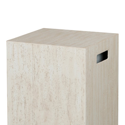 Table d'appoint pour foyer d'extérieur au propane