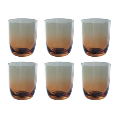 Drinking Glass In Iridescent Finish