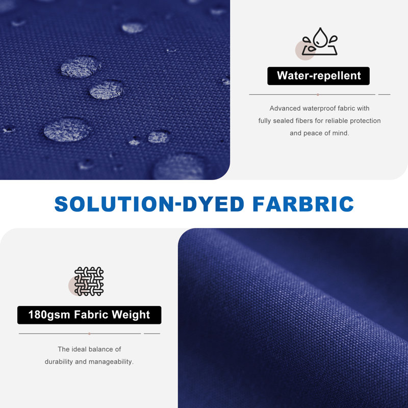 Améliorez votre espace extérieur: parasol rectangulaire de 6 pi x 9 pi avec protection contre les rayons UV, inclinaison facile et résistance au vent