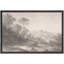 Monochromes de forêt brumeuse, œuvre d'art, impression sur toile encadrée-1737744179-1737744139