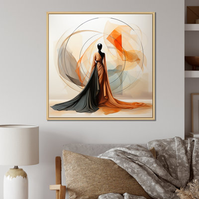 Abstract Contemporary African Dancer - Woman African American Wall Art