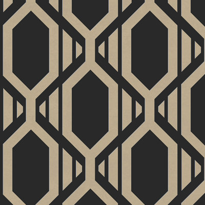 Cardiff 32.7' x 20.5" Geometric Stripe Roll Wallpaper