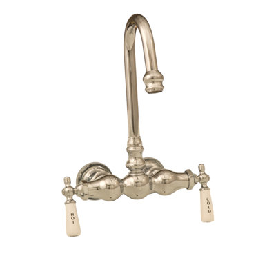 Tub Mount Gooseneck Faucet, 3 Ball P0149-1 by Strom Living
