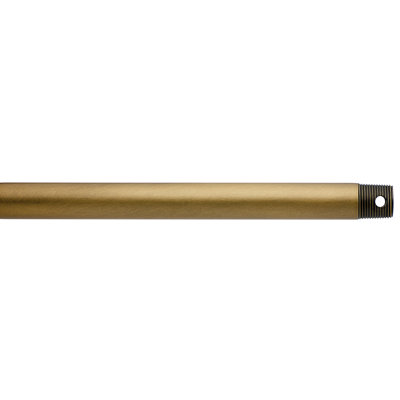 72" Natural Brass Ceiling Fan Downrod