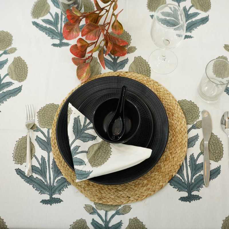 Serviette de table Fabividine 18 x 18 po Boho White