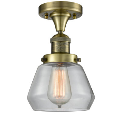 Argueta Glass Semi Flush Mount