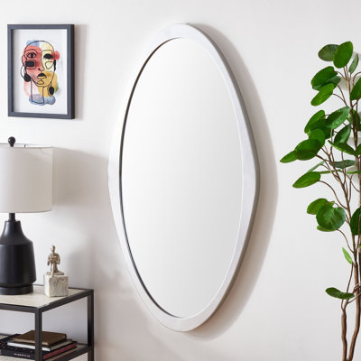Bores Metal Flat Wall Mirror