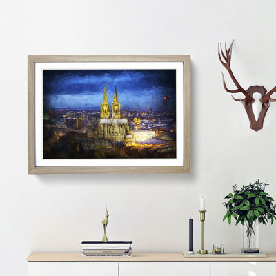 The Cologne Cathedral in Germany - Picture Frame Painting Print