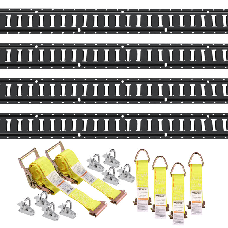 VEVOR E Track Tie-Down Rail Kit