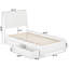 Lit plateforme en bois massif Lamayia avec pied de lit et tiroirs de rangement-832896269-832896265
