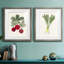 Organic Veg I - ensemble de 2 reproductions d'art sur toile encadrées