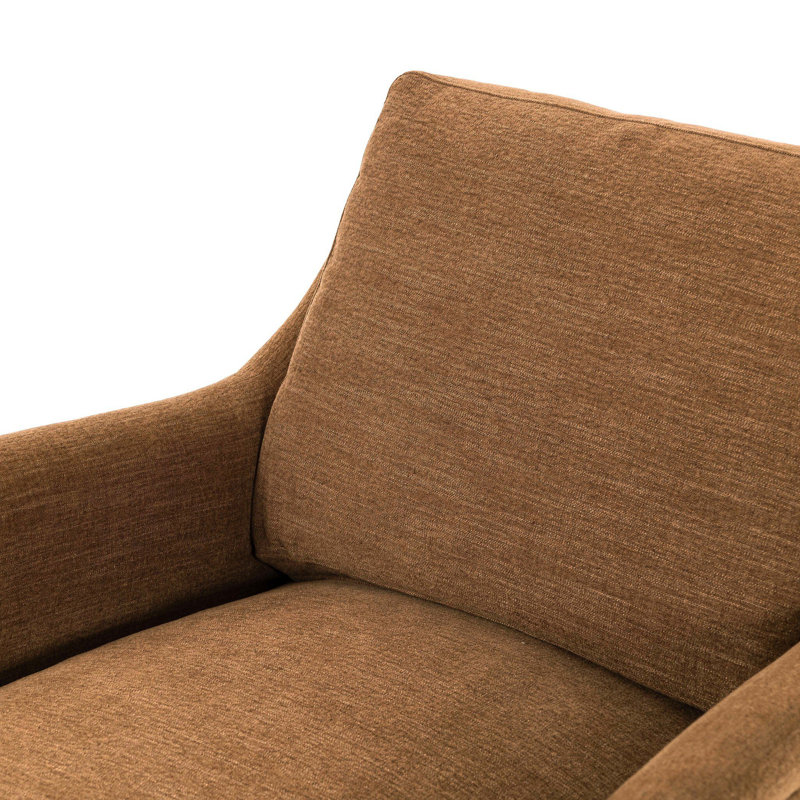 Lynne Armchair, Ochre Polyester Blend