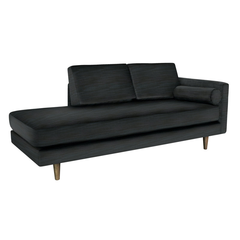 Marilyn 76" Square Arm Sofa, Ridgecrest Midnight Basketweave