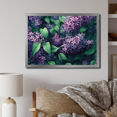 Green Lilac Blooms I - Floral Canvas Prints