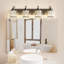 Lampe de table 3/4 en cristal noir moderne avec miroir, lampe de salle de bain, lampe de salle de bain avec miroir en verre, luminaire de salle de bain en cristal, abat-jour rond, convient à la salle de bain-916534457-916534452
