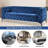 Caye 85'' Faux Leather Sofa