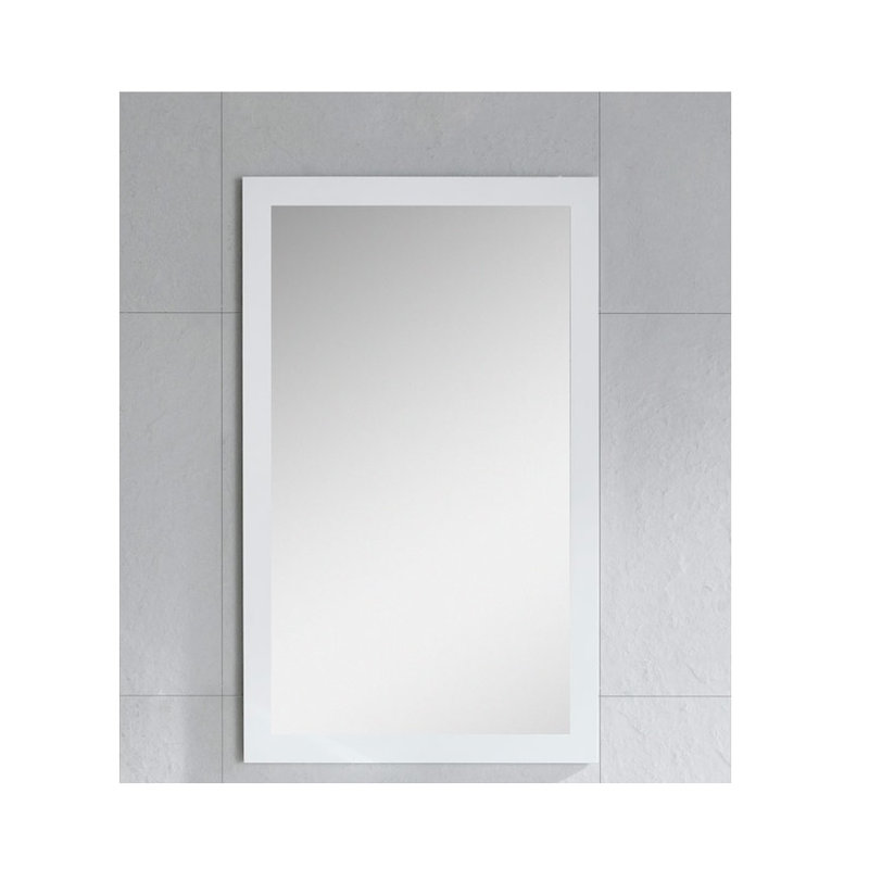 Mettellus Mirror, White, 33.5" H x 29.5" W