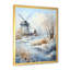 «Snowy Windmill Winter Landscape II - Windmills», art mural-1904417121-1904417127