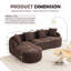 Canapé à compression en chenille-704790553