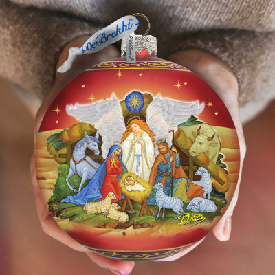5.5'' Glass Ball Ornament