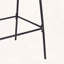 Ensemble de 2 tabourets d'extérieur en métal avec osier gris clair Ladd-609561227