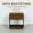  Sapa Solid Wood Nightstand with 3D Carved Drawer Front – Modern Bedside Table with Open Shelf, Easy Assembled-410083630